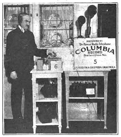 File:1916 Lee DeForest Columbia broadcast at 2XG.JPG