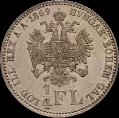 File:AHG aust 1per4 florin 1869 reverse.jpg