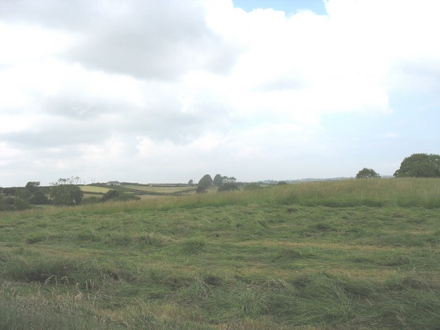 File:A ridge-top meadow in the process of being mown - geograph.org.uk - 905824.jpg