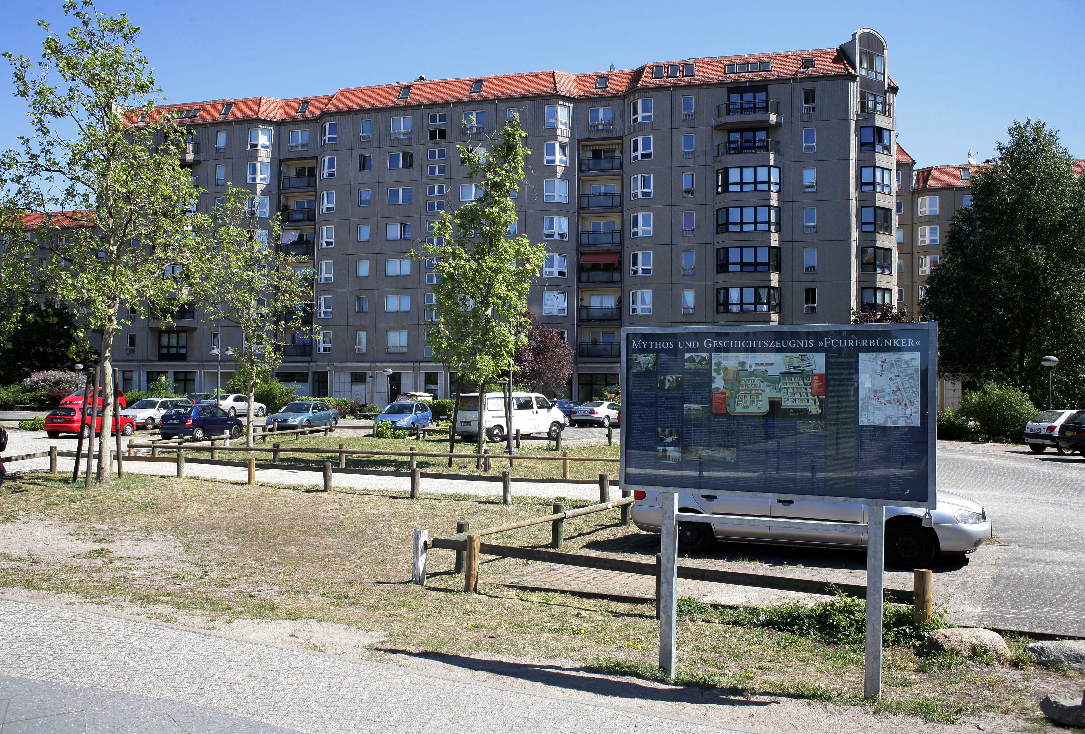 Remnants of Hitler's Bunker in Berlin