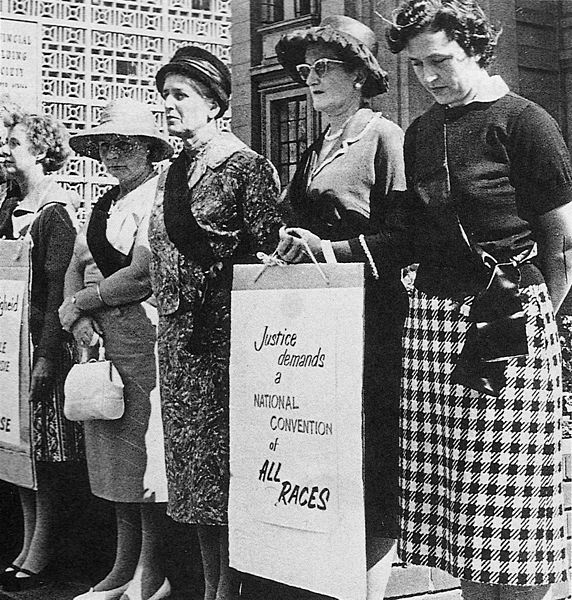 Black Sash demonstration between 1955 and 1960