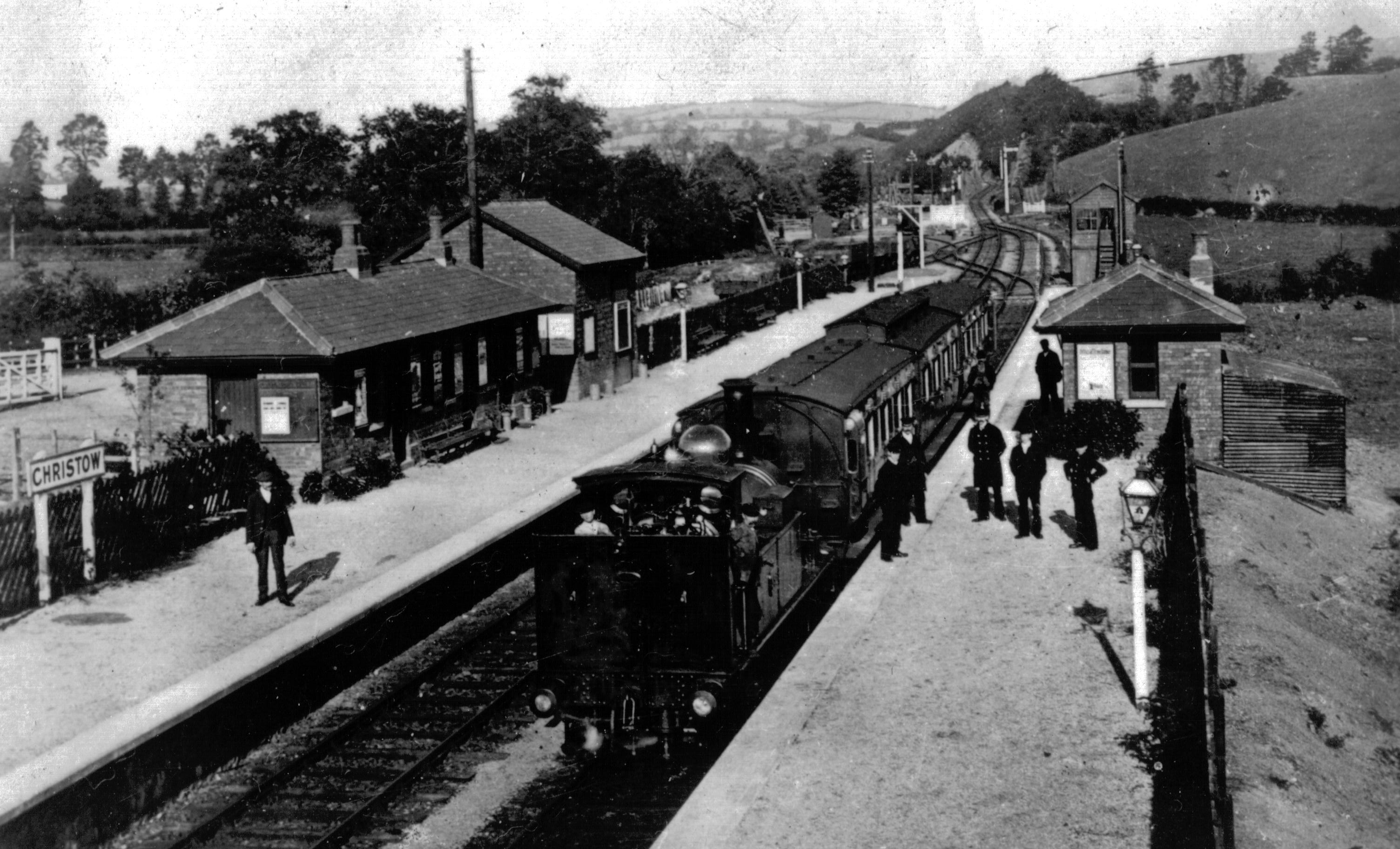 Christow railway station