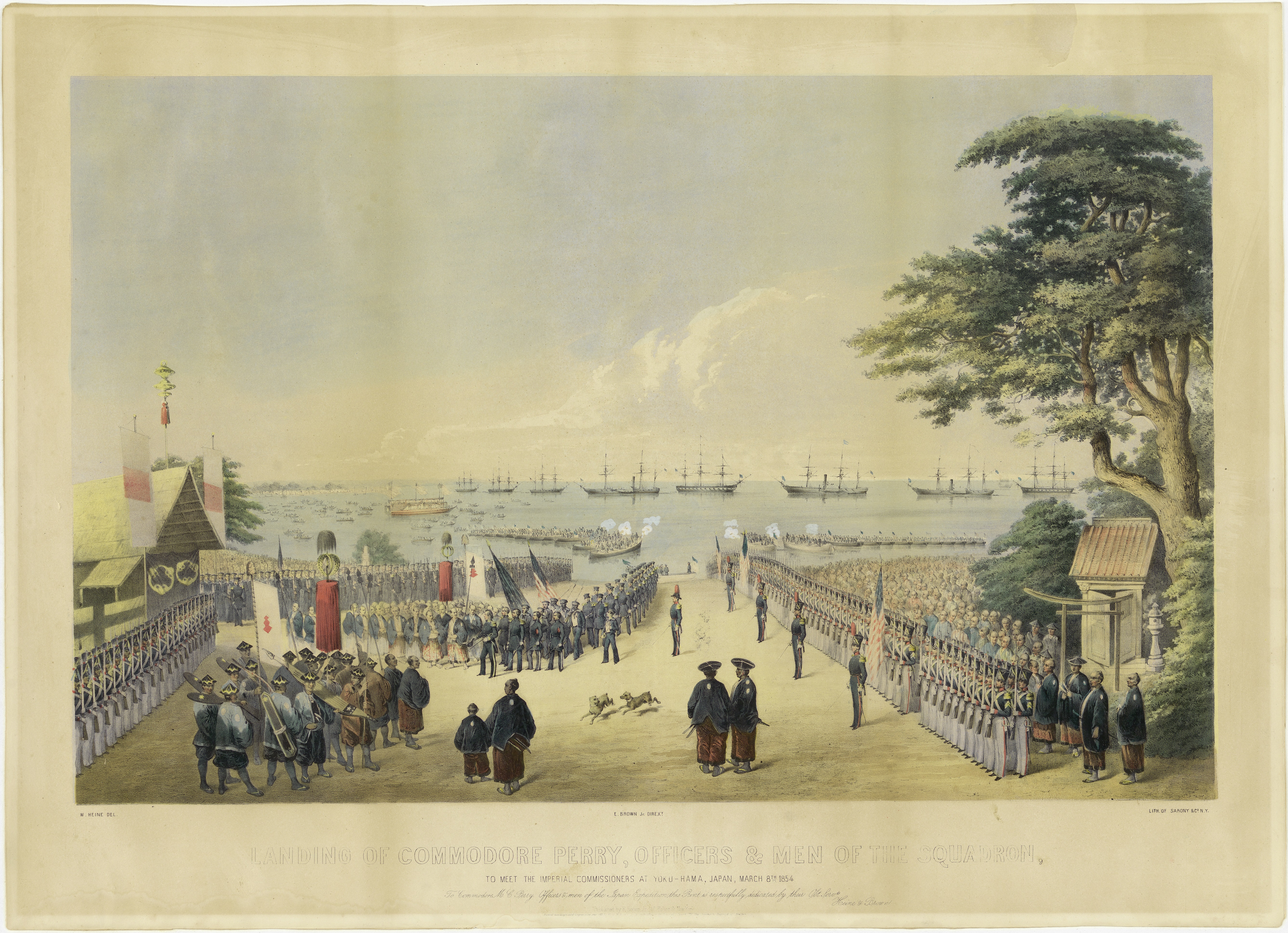 ファイル:Commodore-Perry-Visit-Kanagawa-1854.jpg - Wikipedia