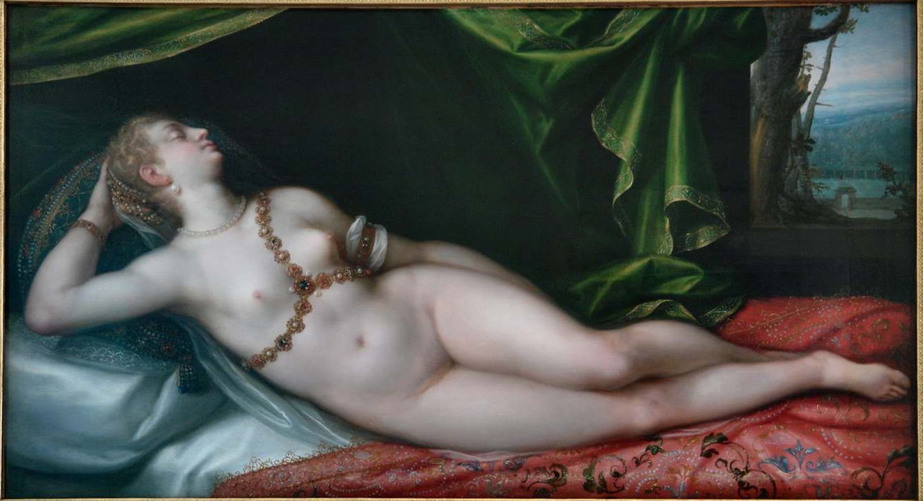 Femme nue endormie