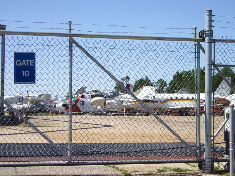 File:Gate to Stored Aircraft Pensacola (4666632388).jpg