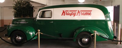 Krispy Kreme delivery truck, circa 1939