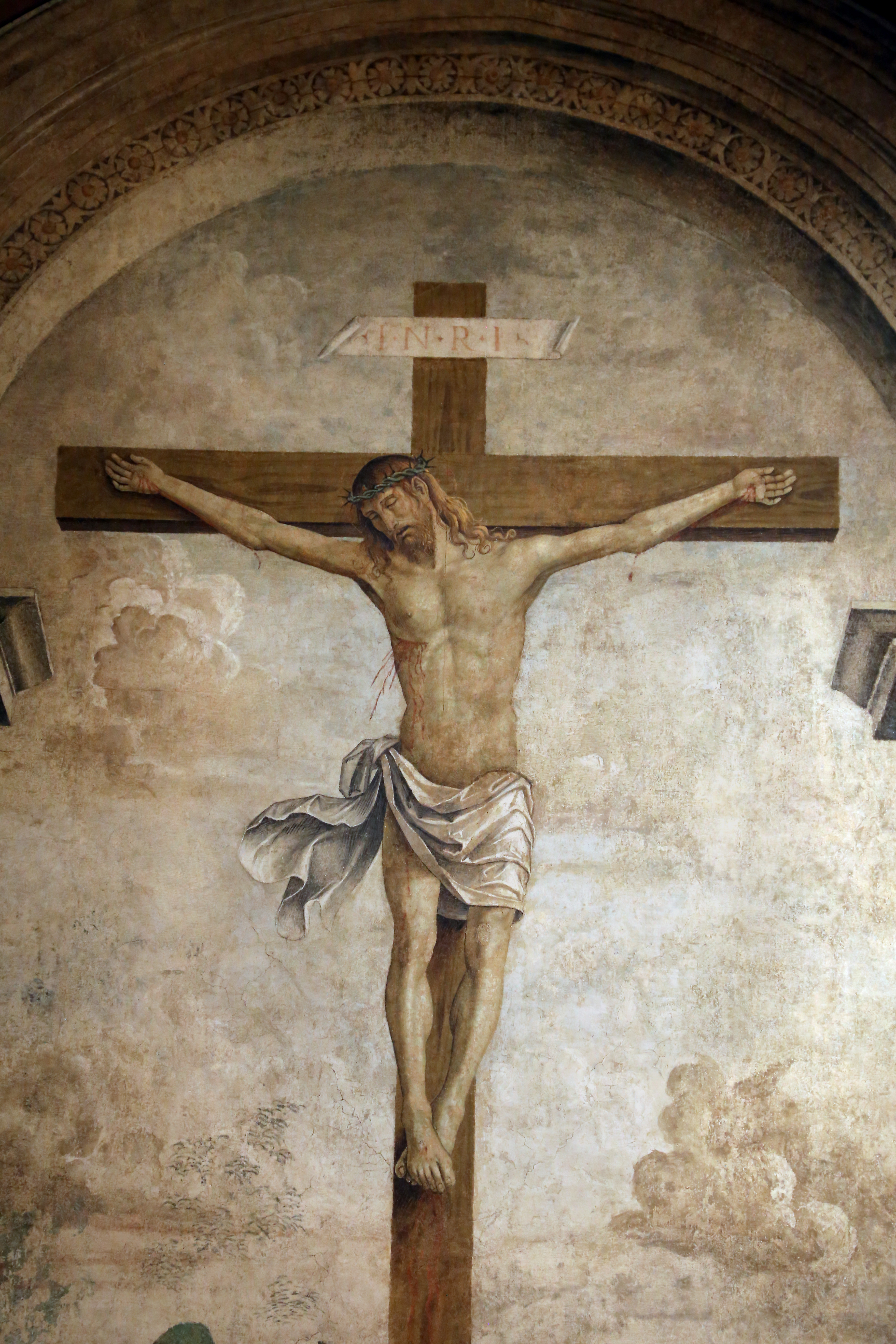 File Marco Palmezzano Crocifissione E Santi 1492 Da S M Della Ripa A Forli 02 Jpg Wikimedia Commons
