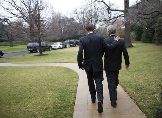 File:President-elect Obama with former Presidents Bush (41), Carter and Clinton and current President Bush.jpg