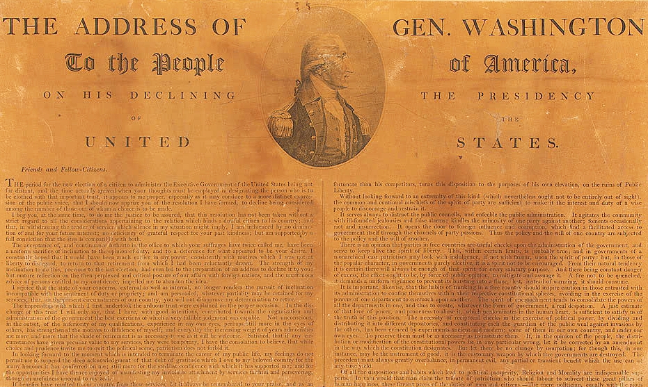 George Washington S Farewell Address Wikipedia