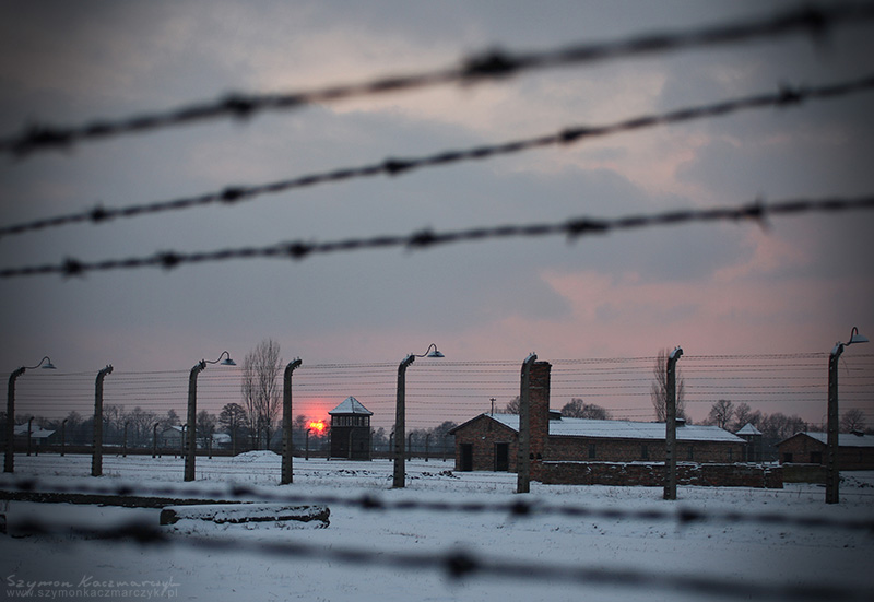 File:Zima, obóz Birkenau.jpg