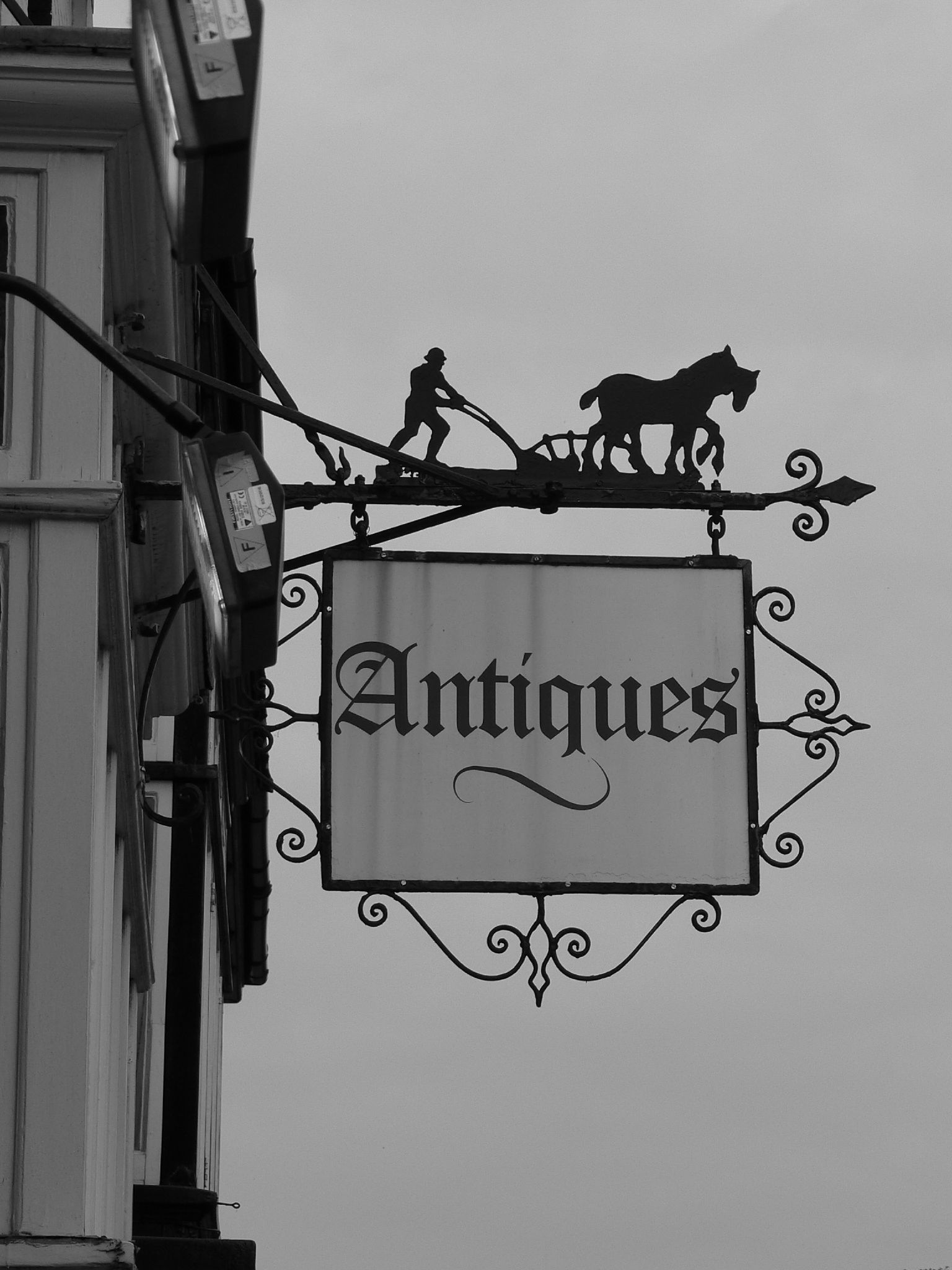 antique shop sign