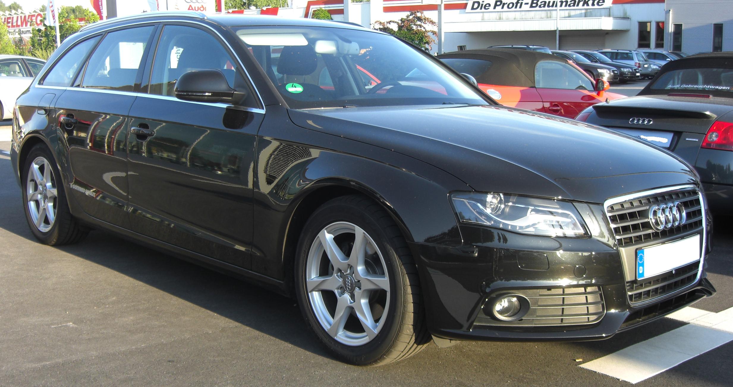 File:Audi A4 (B8) Avant front.jpg - Wikimedia Commons