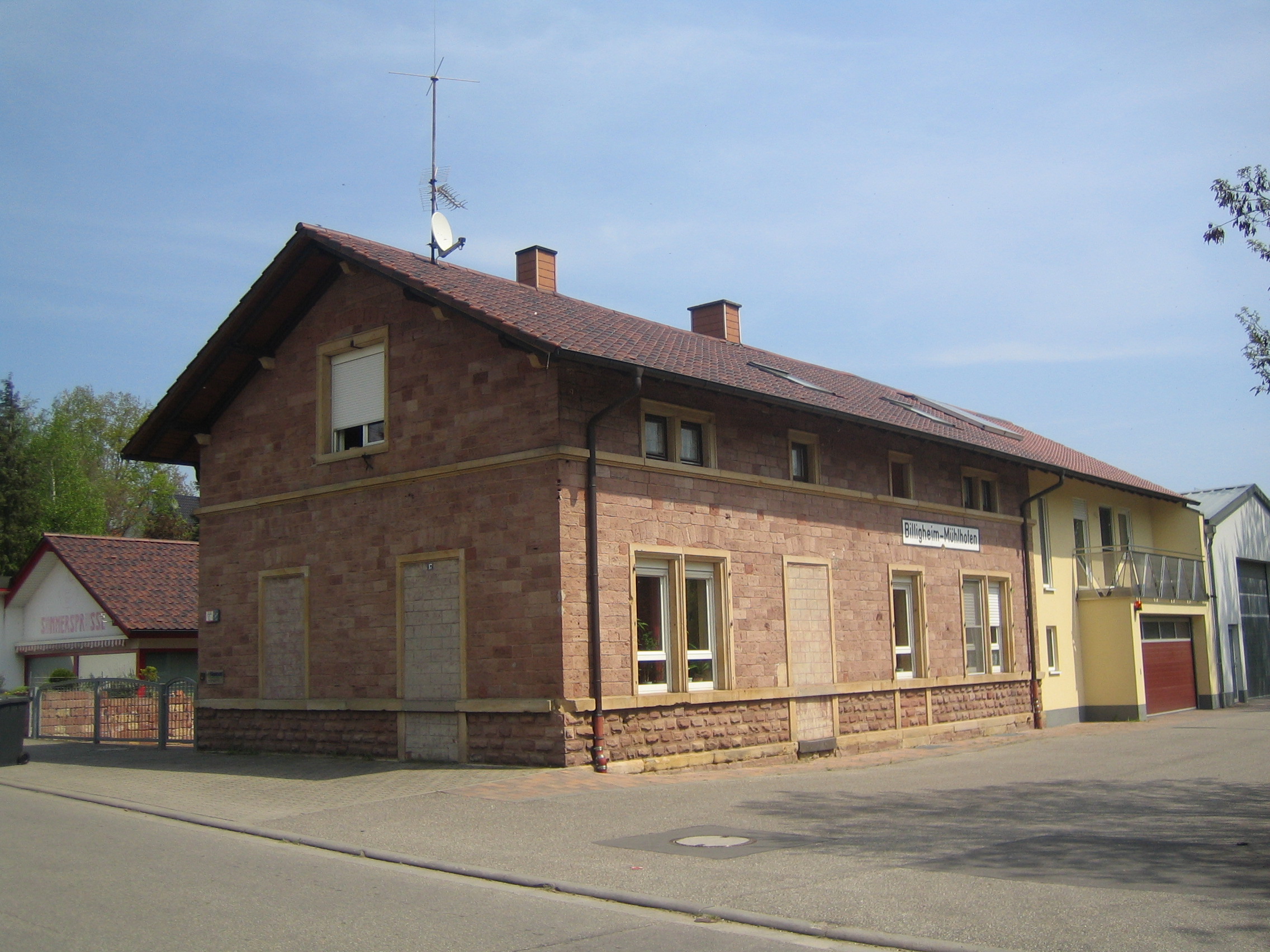Bahnhof von Billigheim-Mühlhofen