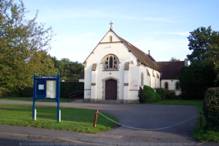 File:Catholic church at Send - geograph.org.uk - 63417.jpg