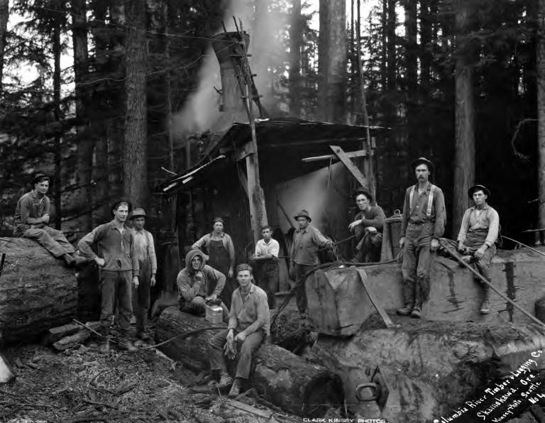 File:Crew in front of donkey engine, Columbia River Timber Company, Skamokawa, ca 1918 (KINSEY 2194).jpeg