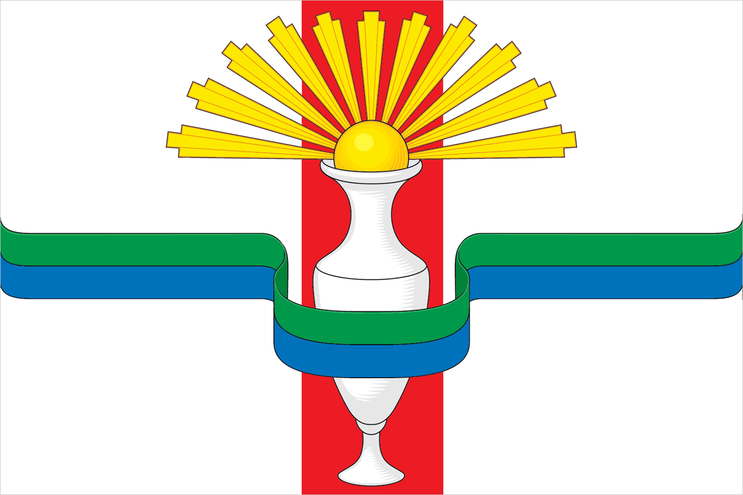 Флаг Ельцовского района