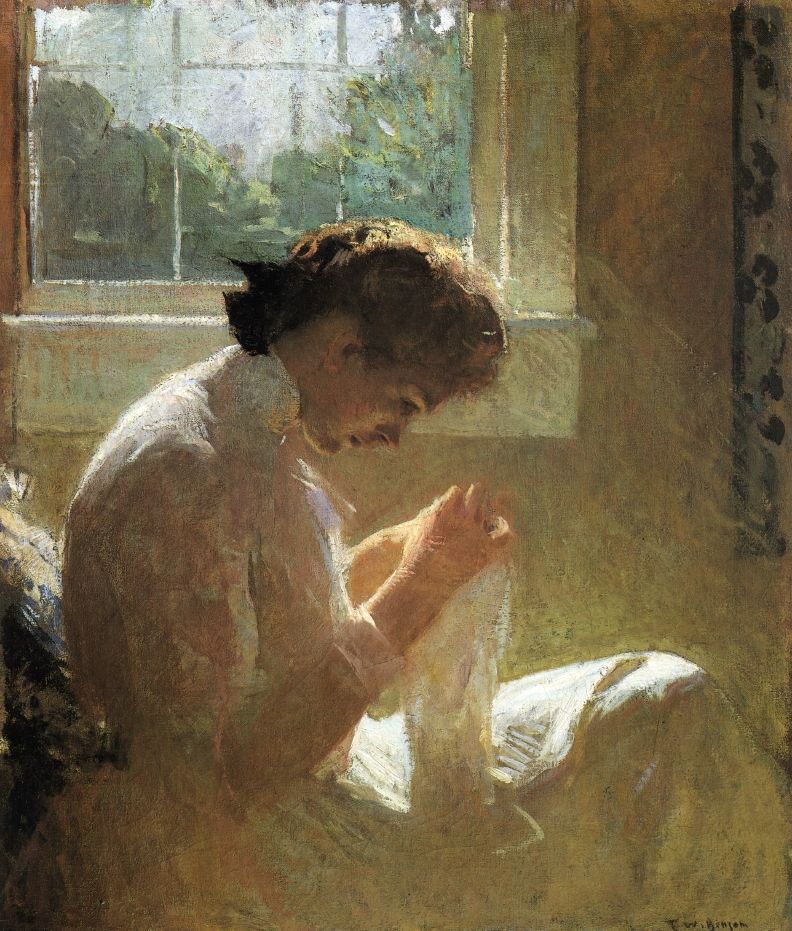 Frank W. Benson, The Sunny Window, 1919.jpg