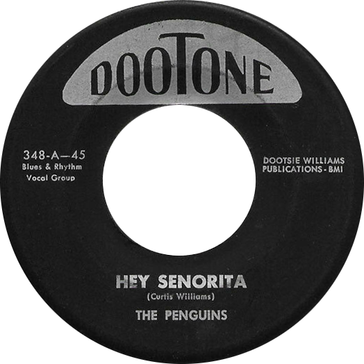 File:Hey senorita by the penguins 1954 original US single black side-A.png