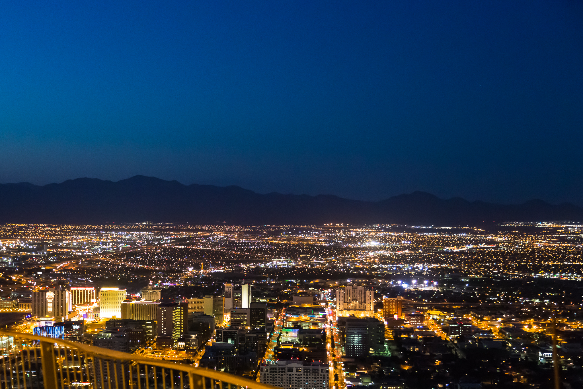 Bellagio and Caesars Las Vegas Sunset Photograph by Mike Reid - Pixels