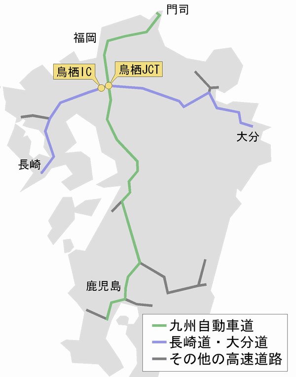 Location of Tosu Jct ja.png