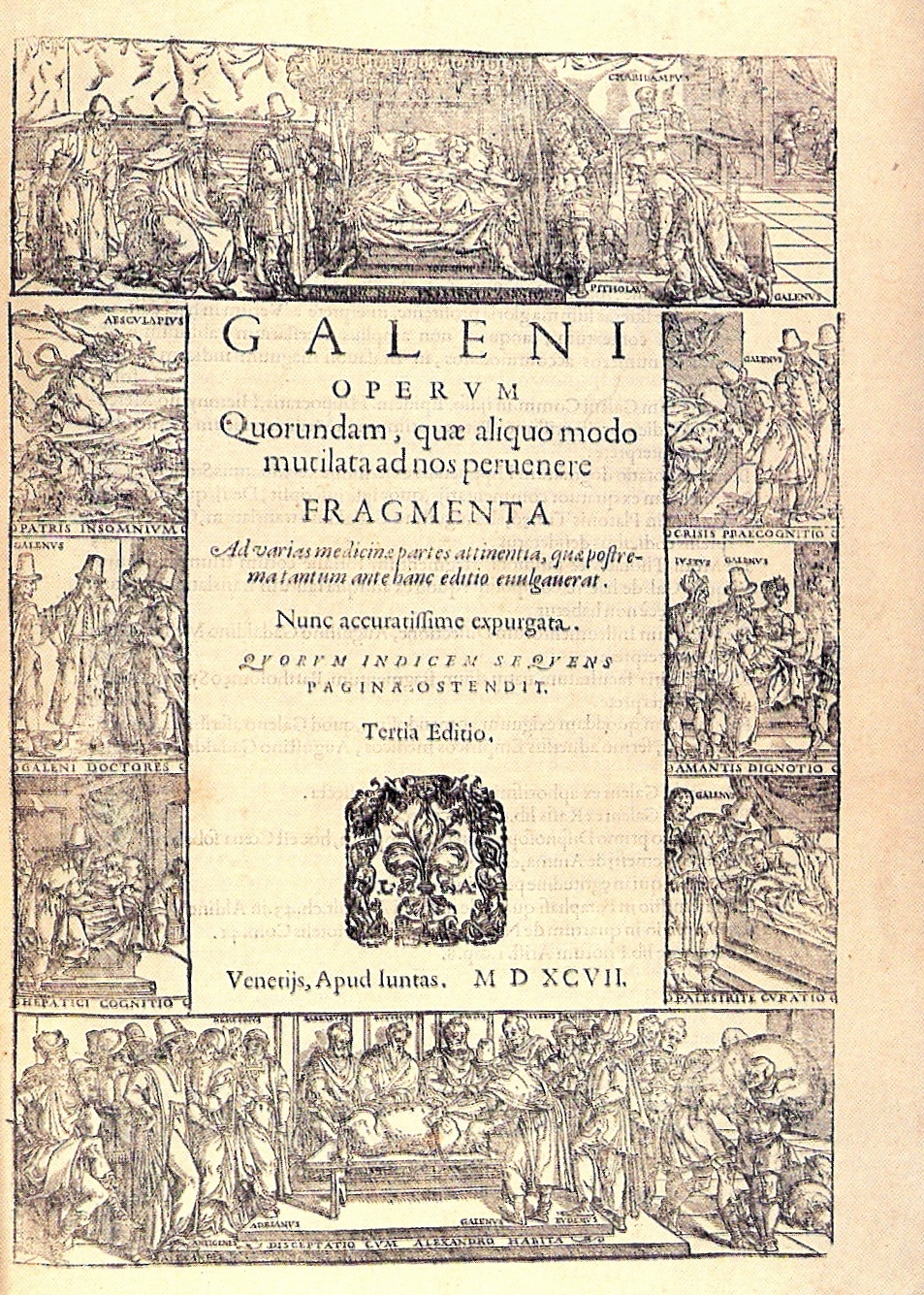 Titelseite der 1597 in Venedig erschienenen „Opera“