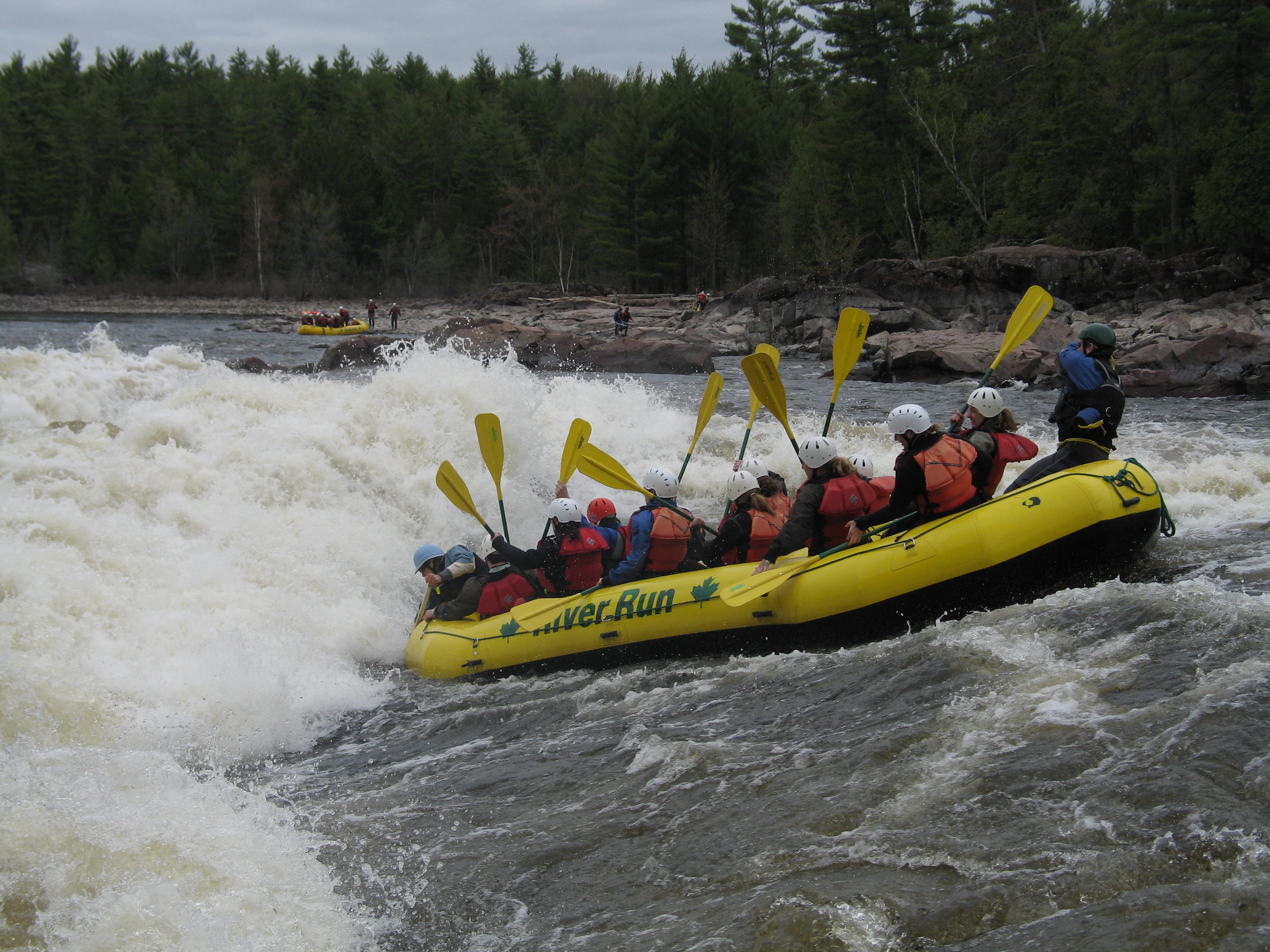 Whitewater rafting on the Ottawa River