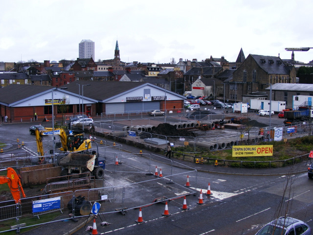 File:Pipe laying works - geograph.org.uk - 2351033.jpg