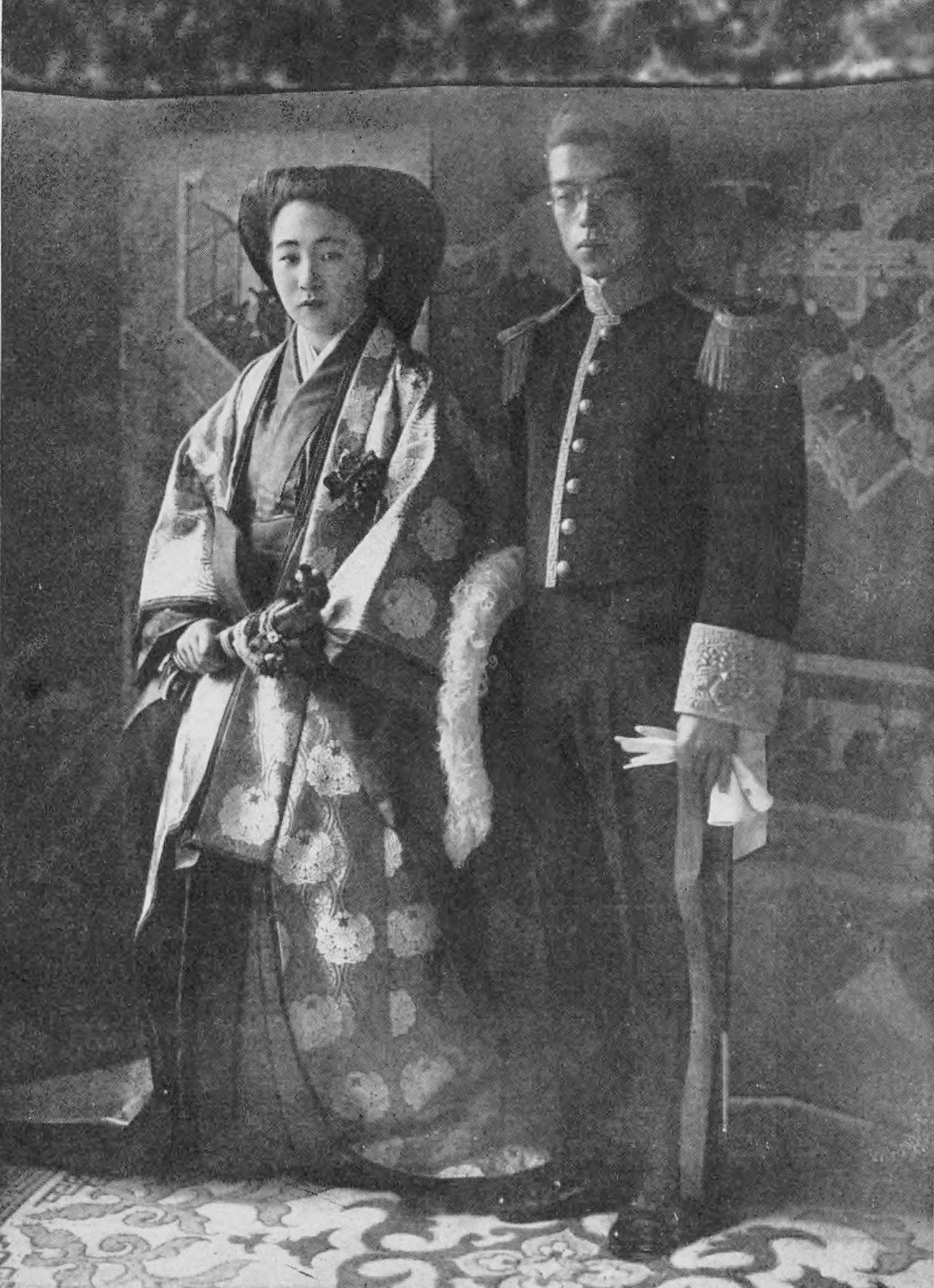 File:Princess Noriko of Nashimoto & Count Hirohashi Tadamitsu 