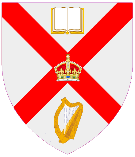 File:Queen's University of Ireland Escutcheon.png