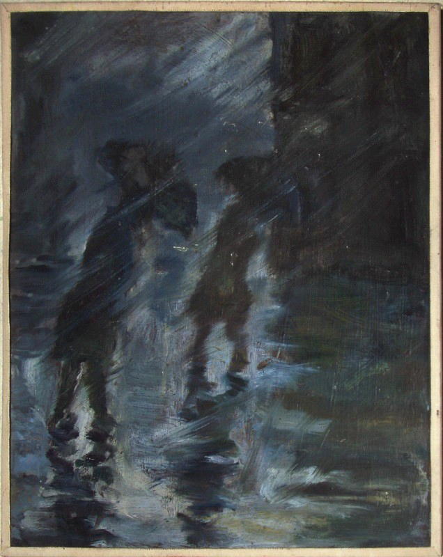 rain oil paintings