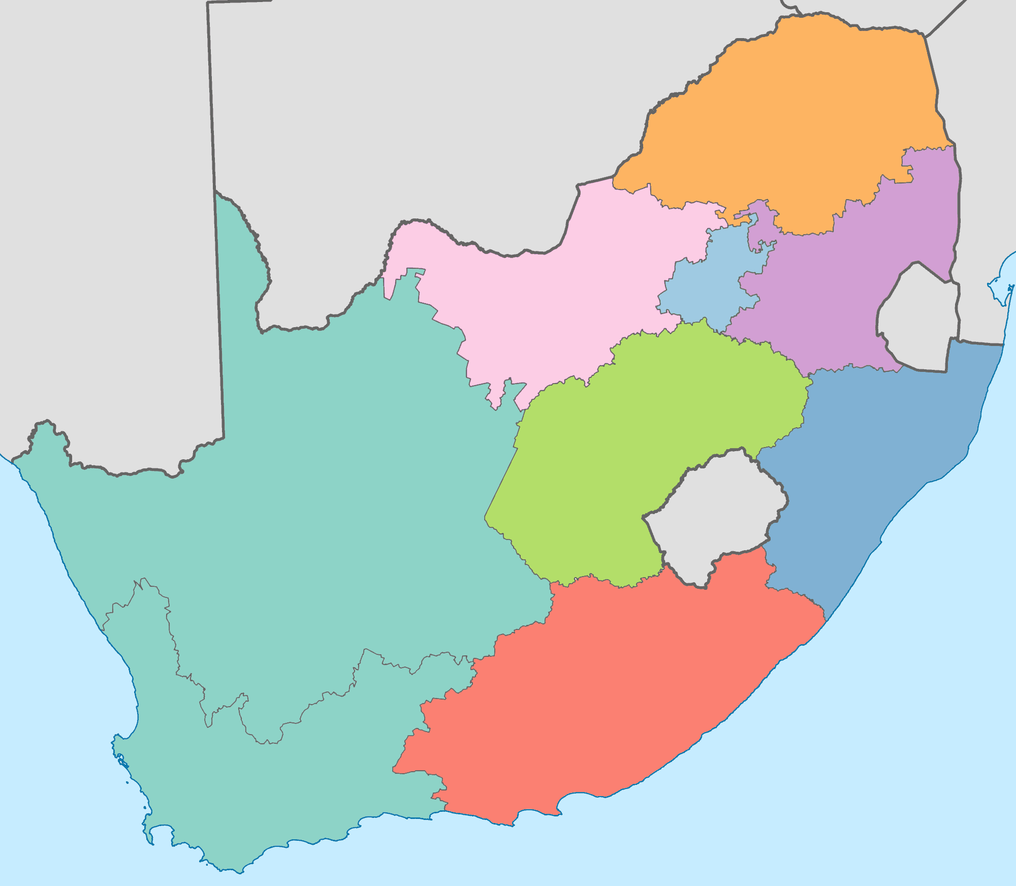 South African Provinces