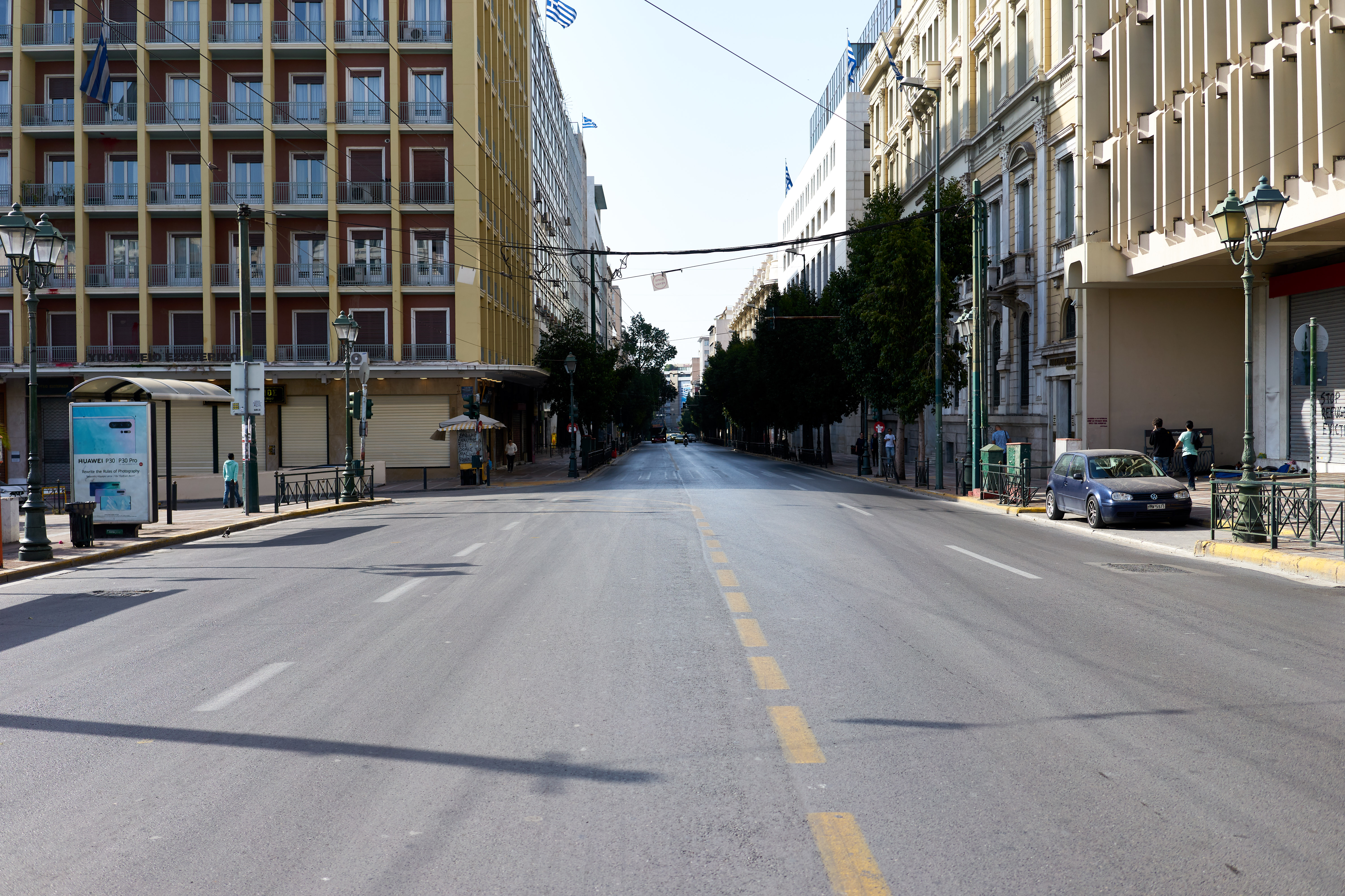 File Stadiou Street In Athens On 28 April 19 Jpg Wikimedia Commons
