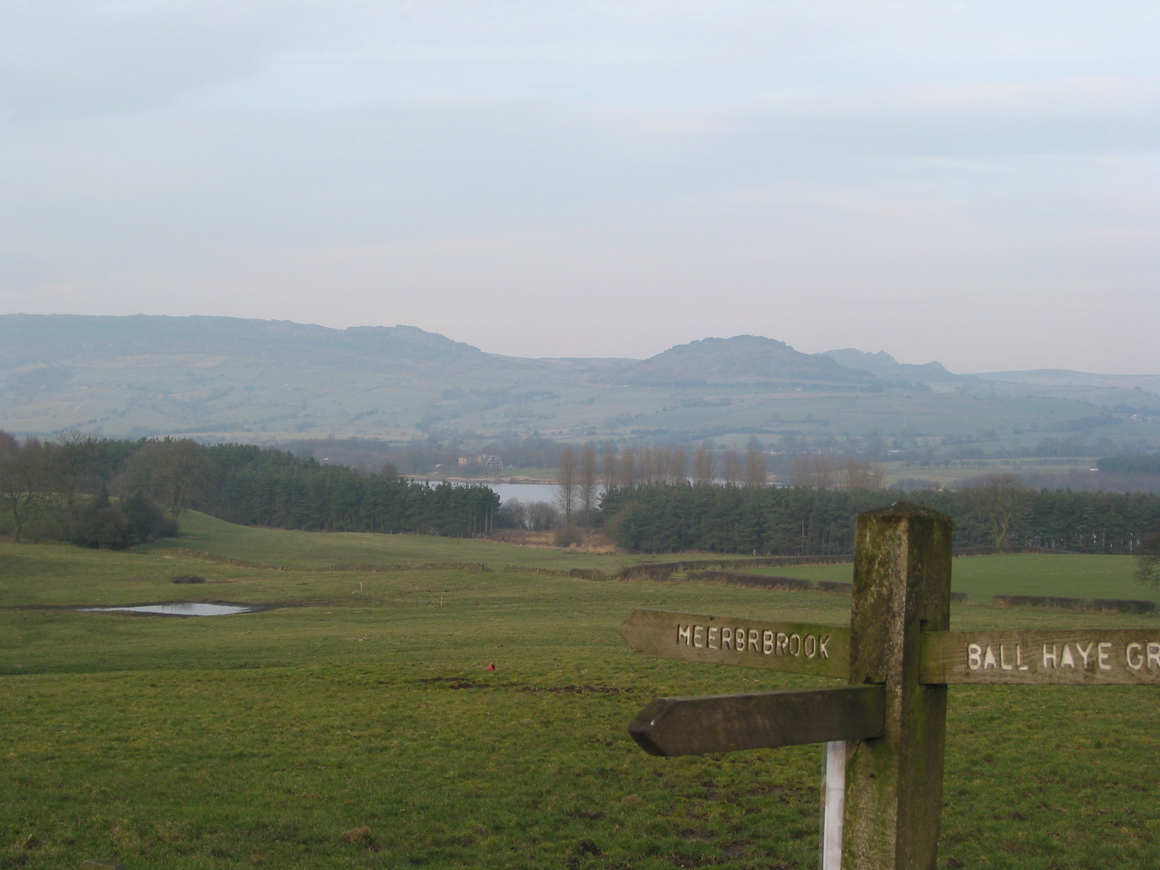 Dam, Stanley Pool, Bagnall, Staffordshire Stock Photo - Image of