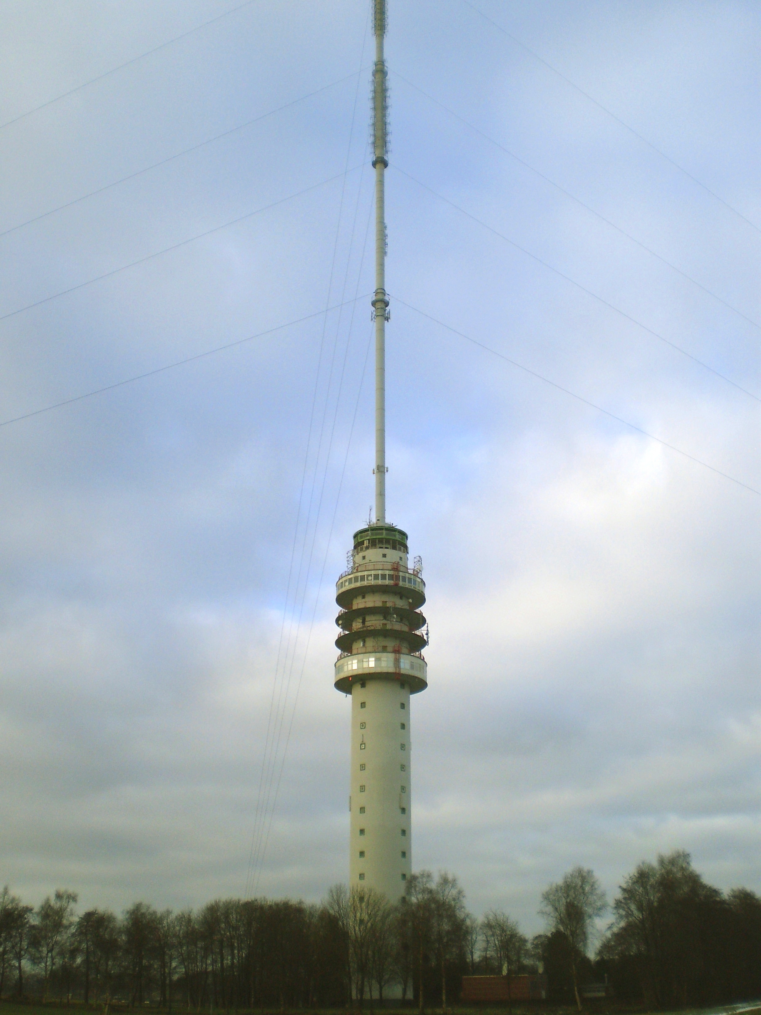 Zendstation Smilde - et TV-tårn ved Hoogersmilde i Nederlandene.