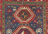 File:Antique Caucasian Kazak Rug Symbology Running Water.jpg