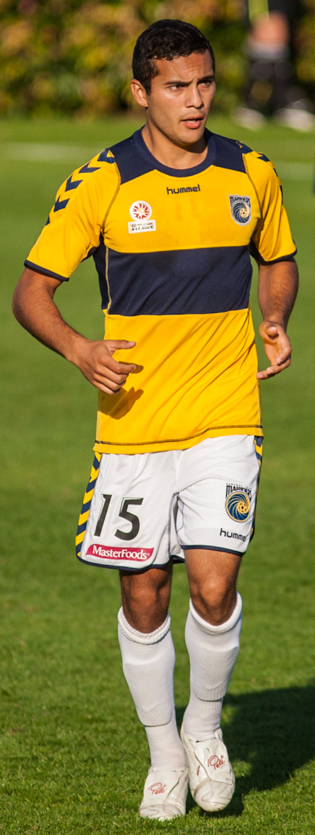 McDonald playing for [[Central Coast Mariners FC|Central Coast Mariners]] in 2012
