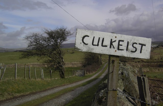 File:Culkiest Sign - geograph.org.uk - 724704.jpg