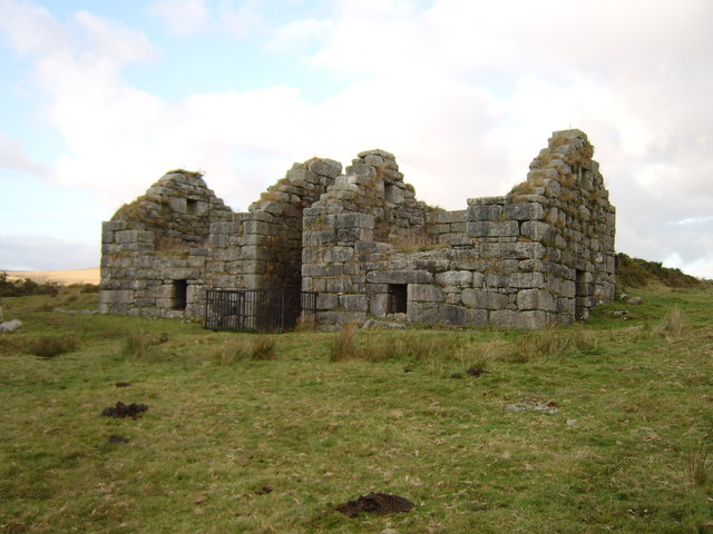 File:Derelict buildings at Powdermills, Dartmoor - geograph.org.uk - 1049866.jpg