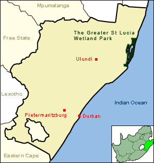 Greater St. Lucia Wetland Park JCW-Map-Natal-StLucia.png