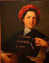 Jan Petr MOLITOR - Podobizna muže s loutnou, 1741.jpg