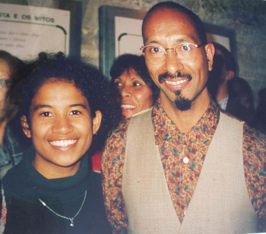 Cardoso (right) in Lisbon in 1992