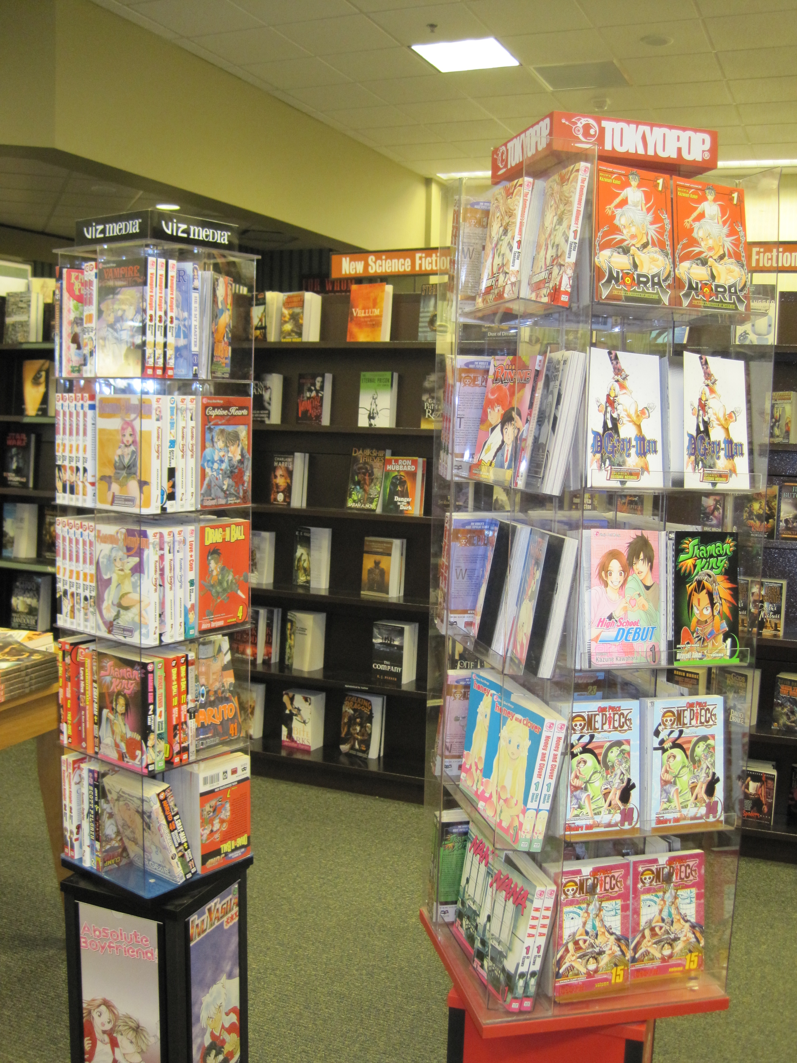 Manga at Barnes & Noble, Tanforan 1.JPG