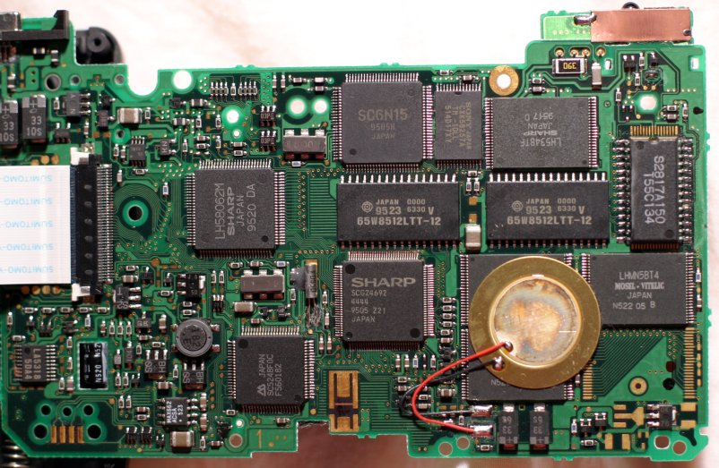 Motherboard of a Sharp Zaurus PI-5000