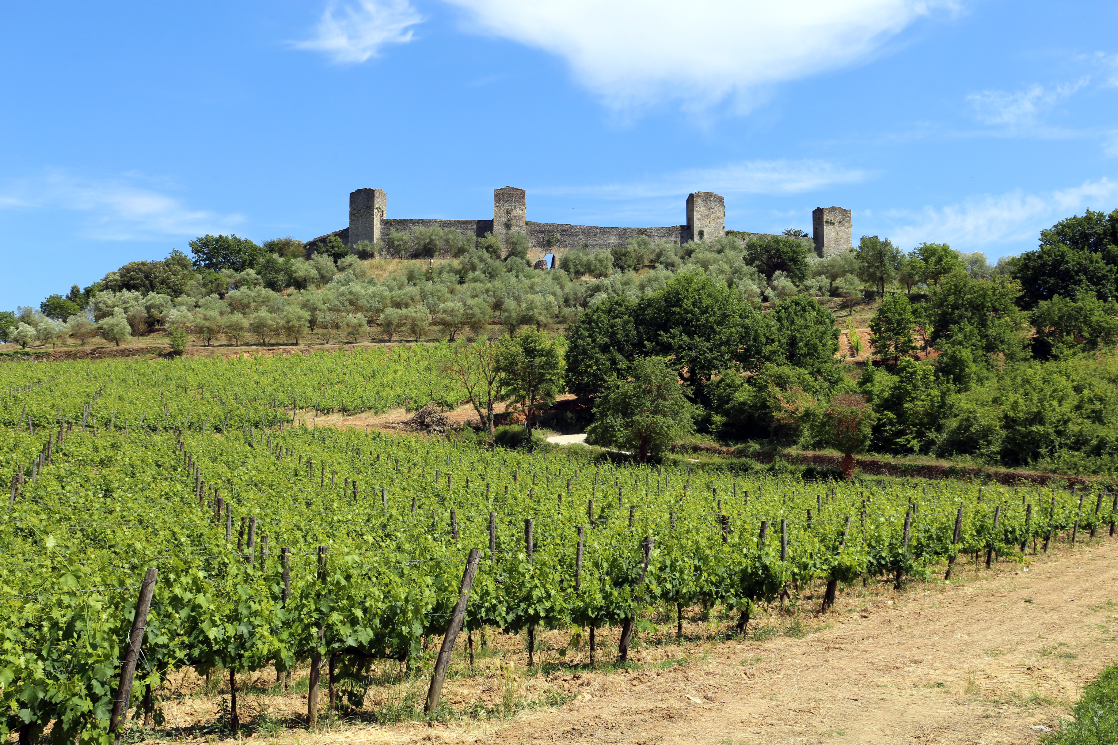 Monteriggionie Dante Alighieri