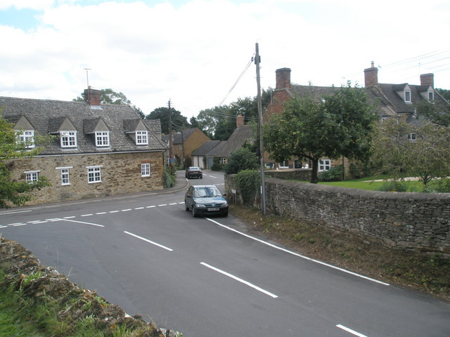 Road junction in the village centre at Steeple Aston - geograph.org.uk - 1461236