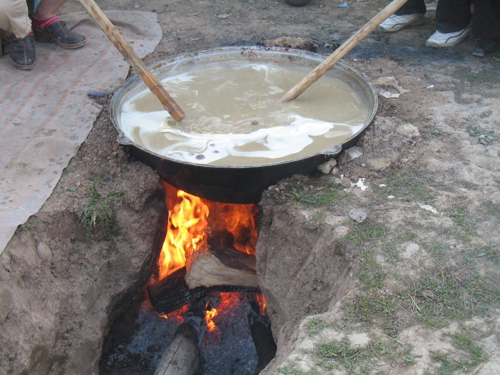 Kazan 4L Cooking Camping Tartar Traditional Cookware Cauldron Pan Pilaf Uzbeki 