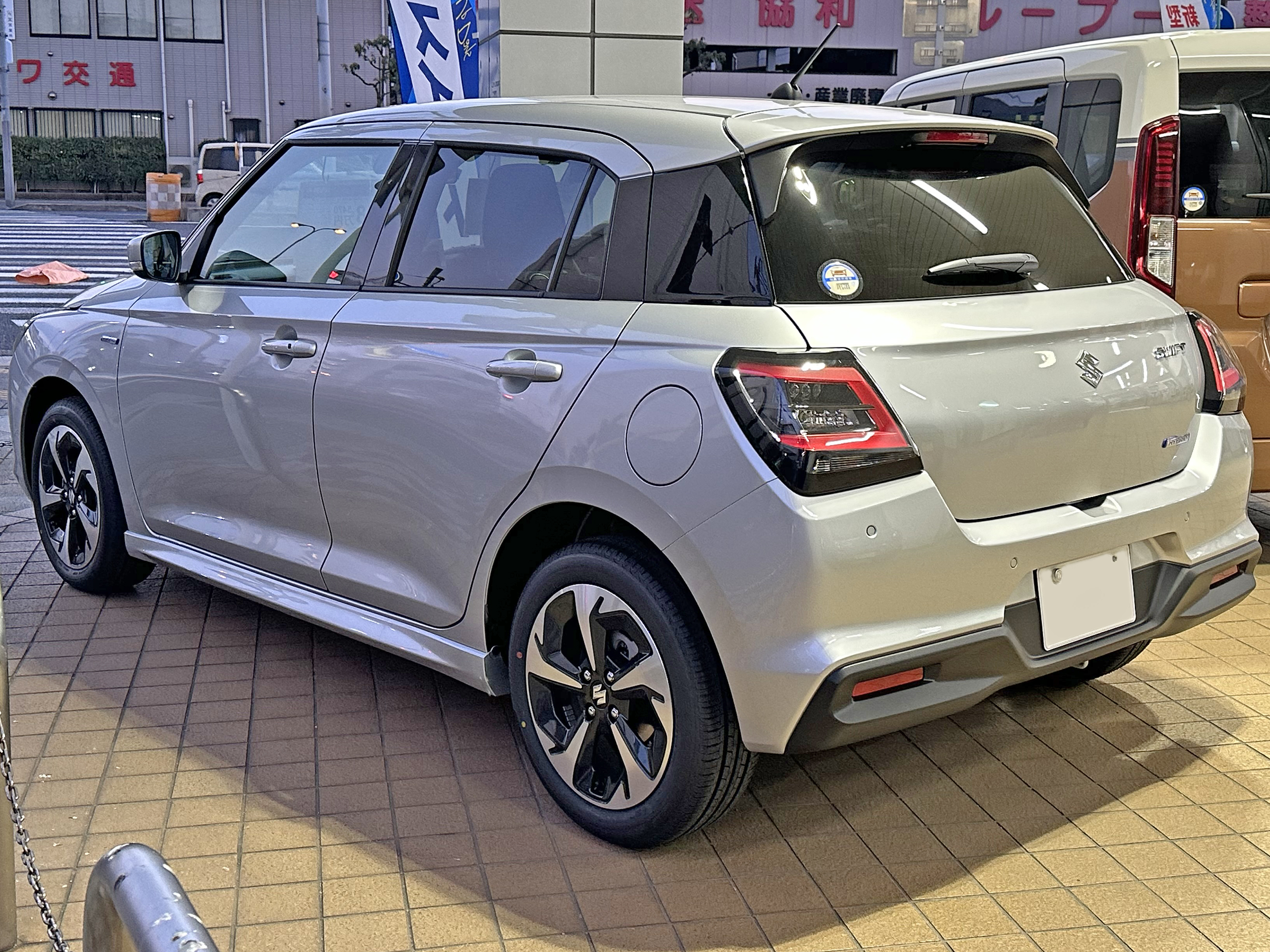 File:Suzuki SWIFT HYBRID MZ (5AA-ZCEDS) rear.jpg - Wikimedia Commons