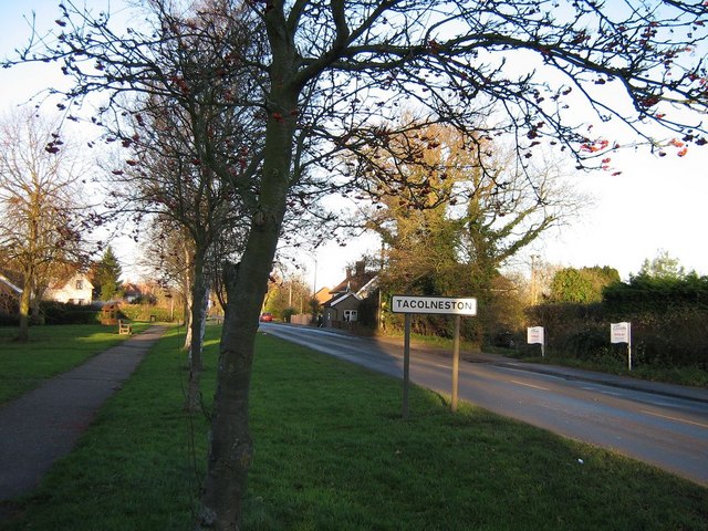 File:The Tacolneston Village Sign - geograph.org.uk - 340704.jpg