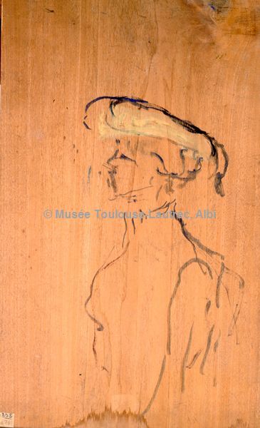 File:Toulouse-Lautrec - PROFIL DE FEMME EN BUSTE, 1901, MTL.214.jpg