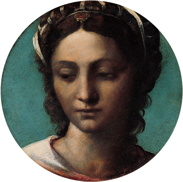 File:'Head of a Woman', oil on panel painting by Sebastiano del Piombo (Sebastiano Luciani).jpg